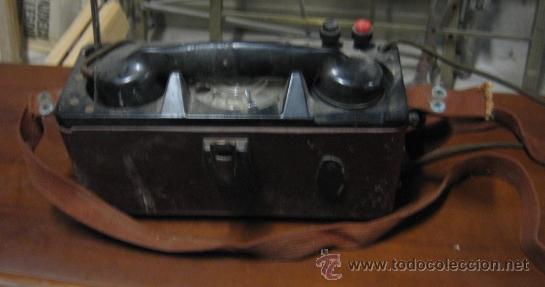 Militaria: Tel&eacute;fono de campa&ntilde;a - Foto 1
