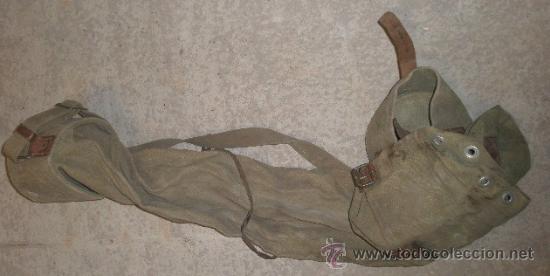 Militaria: Funda de lona para tr&iacute;pode de goni&oacute;metro - Foto 1