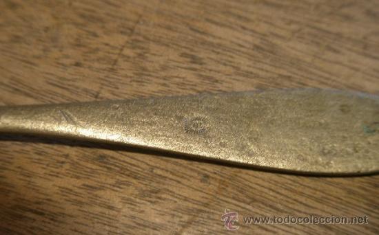 Militaria: Cucharita de trinchera, con marca - Foto 2