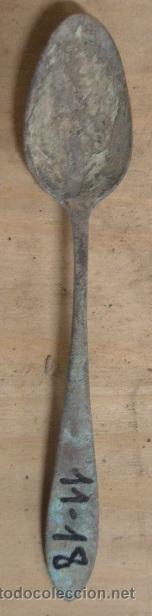 Militaria: Cucharilla de postre, de trinchera - Foto 1