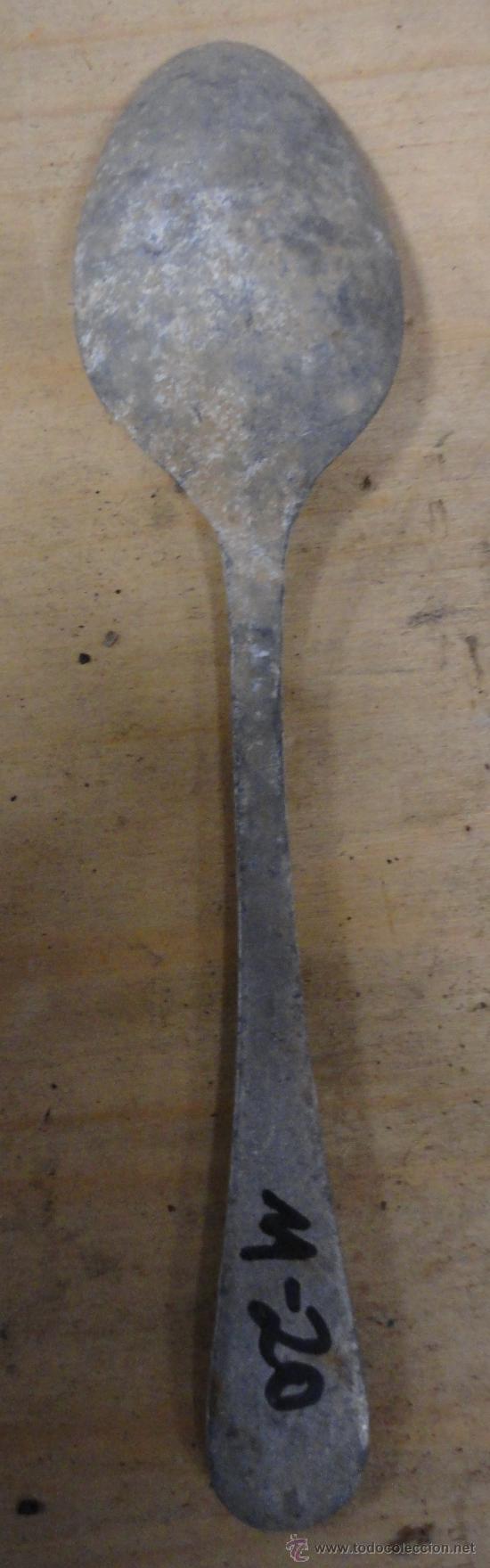 Militaria: Cuchara de 19, 5 cms, de trinchera - Foto 1