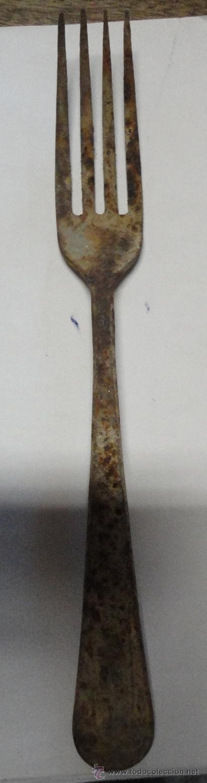 Militaria: Tenedor de trinchera, 20 cm aprox. - Foto 1