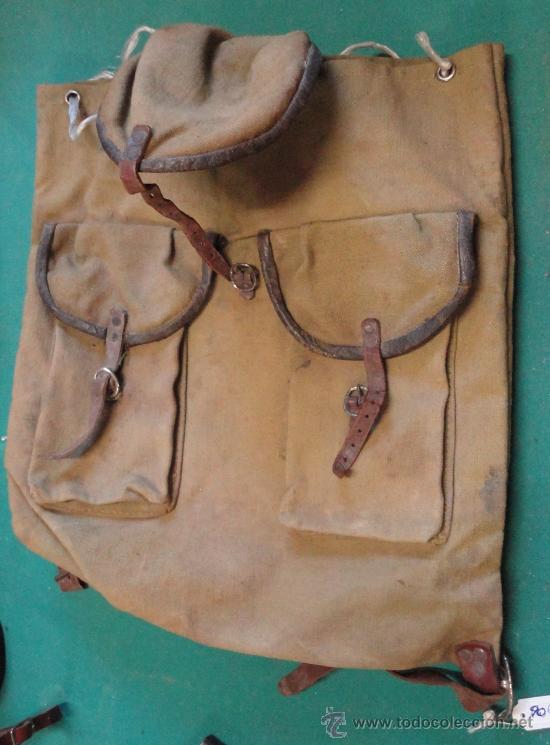 Militaria: Mochila de miliciano - Foto 1