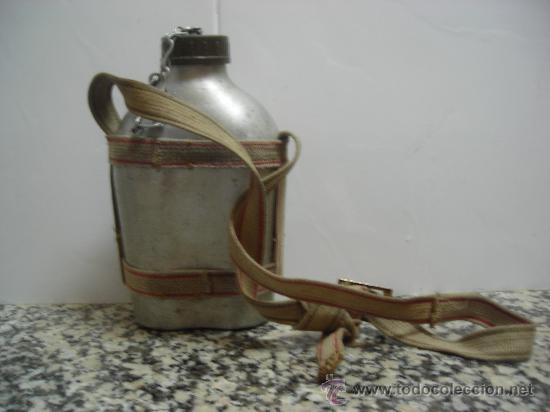 Militaria: CANTIMPLORA A. BOURGEAT ALUMINIUM  MARCA EN LA BASE - Foto 2