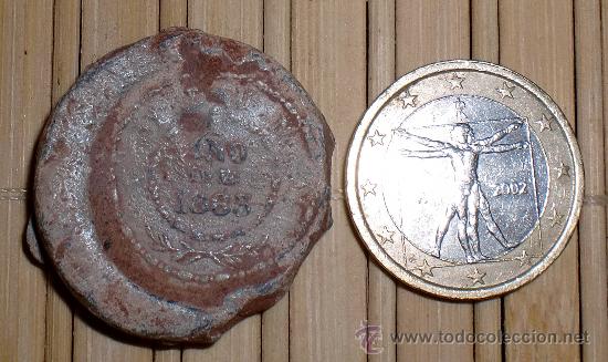 Militaria: Precinto militar 1865 - Foto 1