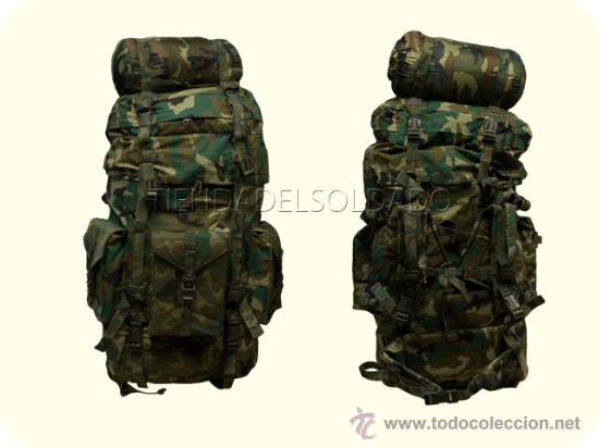 Mochila militar campaña 100l - camuflaje boscos - Vendido en Subasta -  27452747