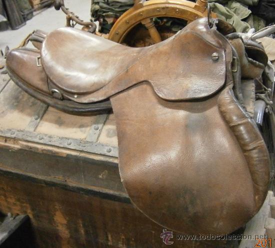 Militaria: Silla de montar militar. Consta de: - Foto 1