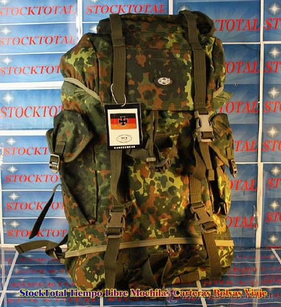 Militaria: MOCHILA COMBAT 25 LITROS BW CAMO 100% CORDURA 30233V MF2