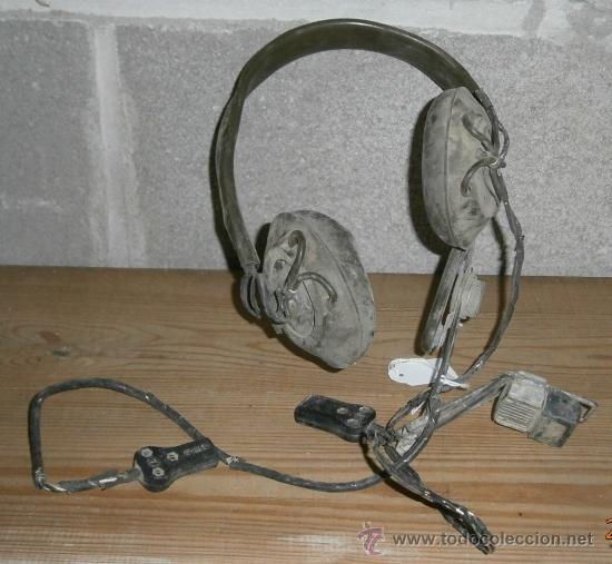 Militaria: Auricular de helic&oacute;ptero o similar - Foto 1