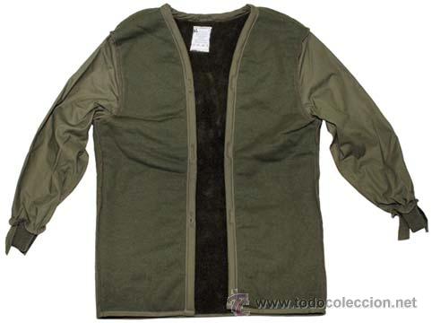 Militaria: CHAQUETA MILITAR JACKET INTERIOR ORIGINAL USADA VERDE 606325 MF3