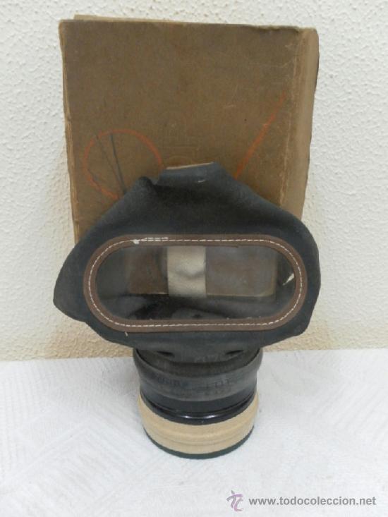 Militaria: M&aacute;scara antig&aacute;s. - Foto 2