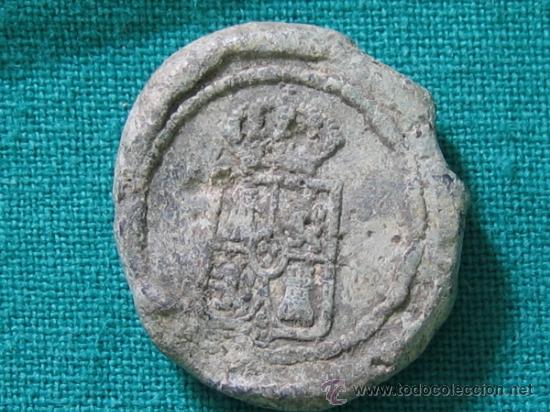 Militaria: Precinto de correspondencia militar - Foto 1