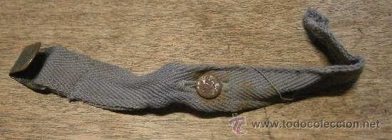 Militaria: Correa corta de m&aacute;scara antigas - Foto 1