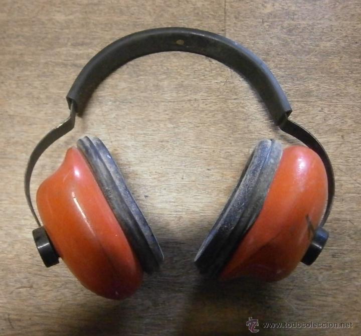 Militaria: Auricular protector de porta aviones, USA. - Foto 1