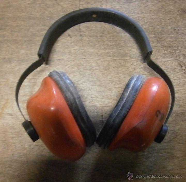 Militaria: Auricular protector de porta aviones, USA. - Foto 1