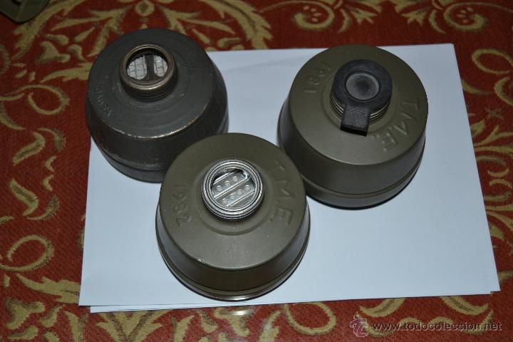Militaria: Filtros m&aacute;scaras antigas - Foto 1