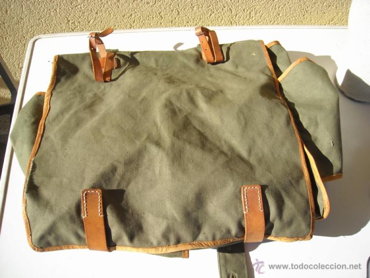 Militaria: MORRAL DE ESPALDA. MODELO DE 1943. EJERCITO ESPA&Ntilde;OL - Foto 2