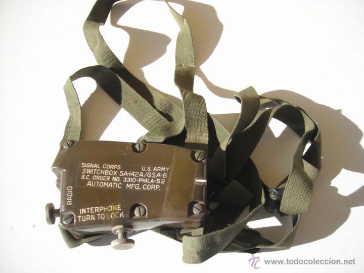 Militaria: INTERRUPTOR. SELECTOR. INTERFONO MODELO SA-142A/GSA-6. EEUU - Foto 1