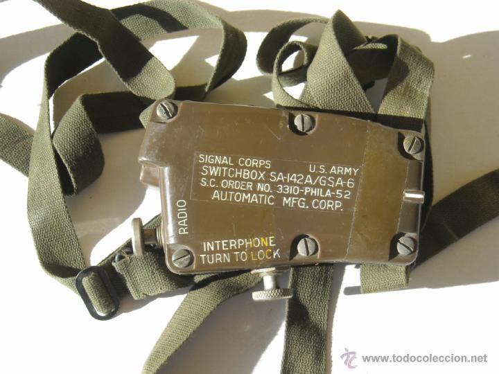 Militaria: INTERRUPTOR. SELECTOR. INTERFONO MODELO SA-142A/GSA-6. EEUU - Foto 3