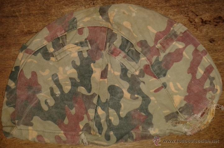 Militaria: Capucha para casco, fabricaci&oacute;n de cuartel - Foto 4