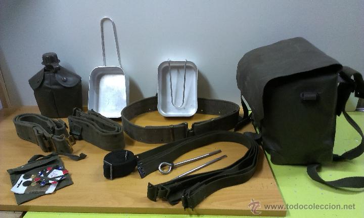 Militaria: MOCHILA IMPERMIABLE EJERCITO COMPLETA DE EQUIPAMIENTO - Foto 1