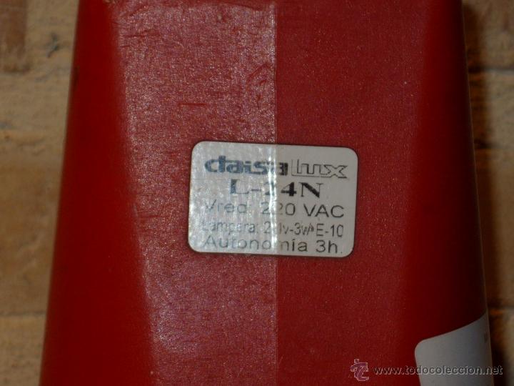 Militaria: LINTERNA RECARGABLE.MARCA DAISALUX.A&Ntilde;OS 70 - Foto 5