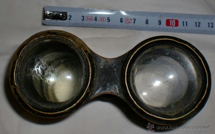 Militaria: Antiguos prismaticos de laton - Foto 2