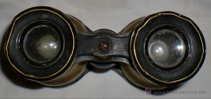 Militaria: Antiguos prismaticos de laton - Foto 3