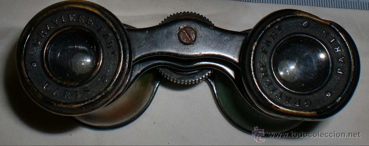 Militaria: Antiguos prismaticos de laton - Foto 2