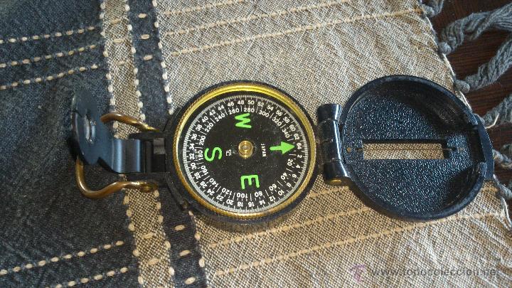 Militaria: Br&uacute;jula  ENGINNER DIRECTIONAL COMPASS,Con lupa. Funcionando. - Foto 1