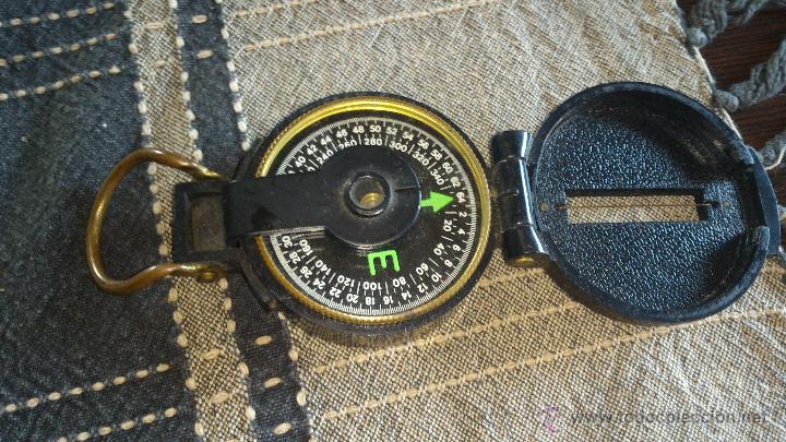 Militaria: Br&uacute;jula  ENGINNER DIRECTIONAL COMPASS,Con lupa. Funcionando. - Foto 3