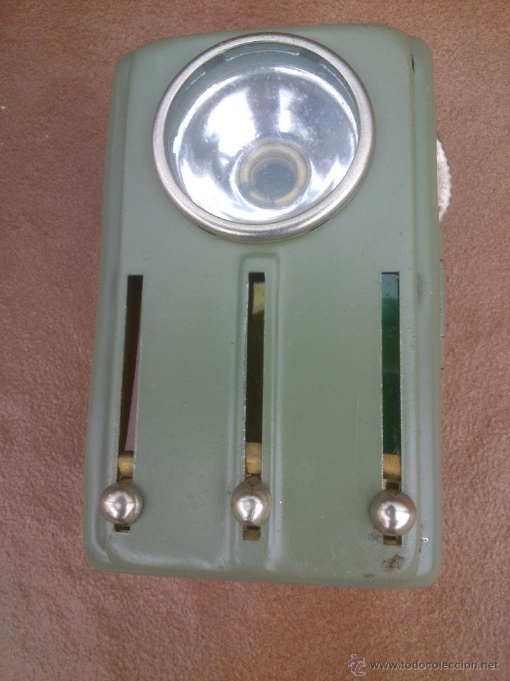Militaria: LINTERNA MILITAR DE SE&Ntilde;ALES.EJERCITO. - Foto 1