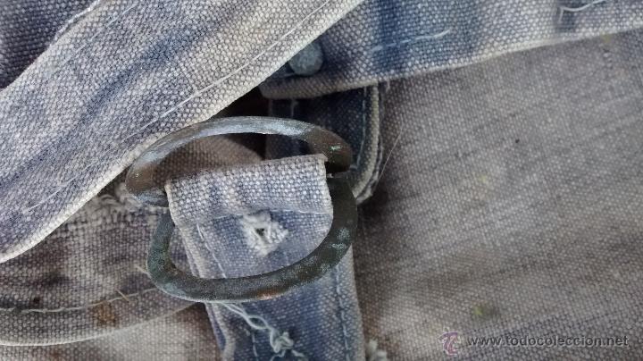 Militaria: Macuto azul de miliciano - Foto 3