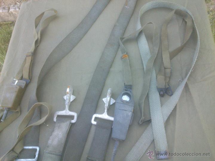 Militaria: CORREAJE EQUIPO  TRANSMISIONES EJERCITO - Foto 4