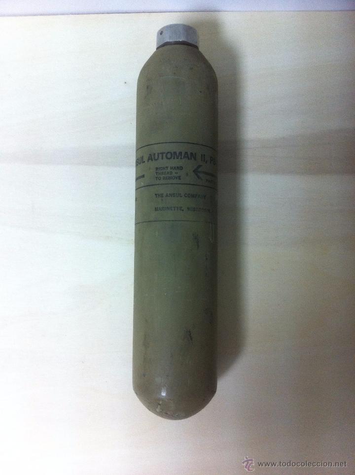 Militaria: BOTELLA DE GAS (MILITAR?) - Foto 1