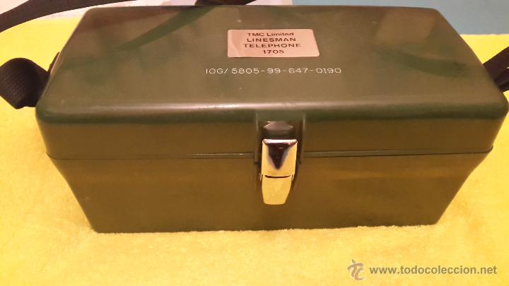 Militaria: TEL&Eacute;FONO DE CAMPA&Ntilde;A EJERCITO BRIT&Aacute;NICO - Foto 2
