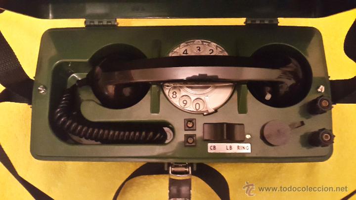 Militaria: TEL&Eacute;FONO DE CAMPA&Ntilde;A EJERCITO BRIT&Aacute;NICO - Foto 5
