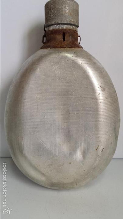 Militaria: ANTIGUA CANTIMPLORA DE ALUMINIO - - Foto 2