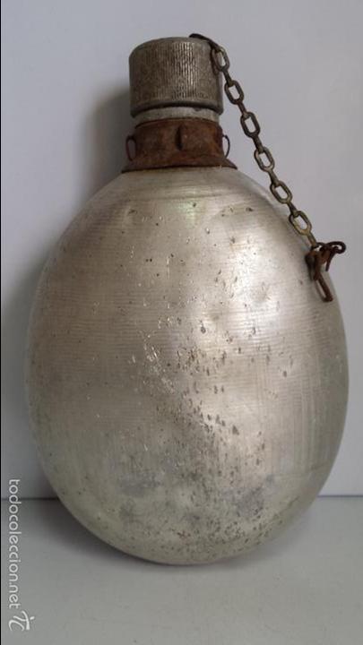 Militaria: ANTIGUA CANTIMPLORA DE ALUMINIO - - Foto 3