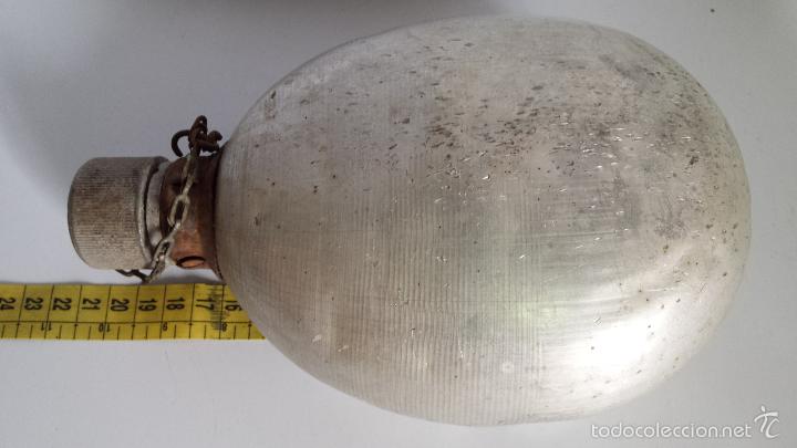 Militaria: ANTIGUA CANTIMPLORA DE ALUMINIO - - Foto 4