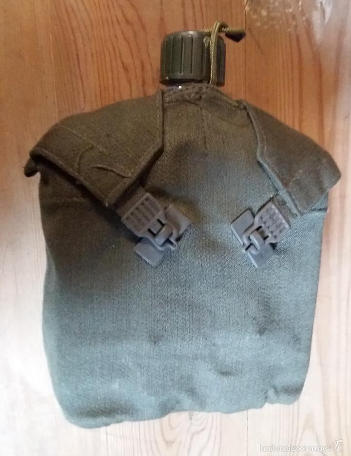 Militaria: Cantimplora militar, con cubiertos - Foto 1