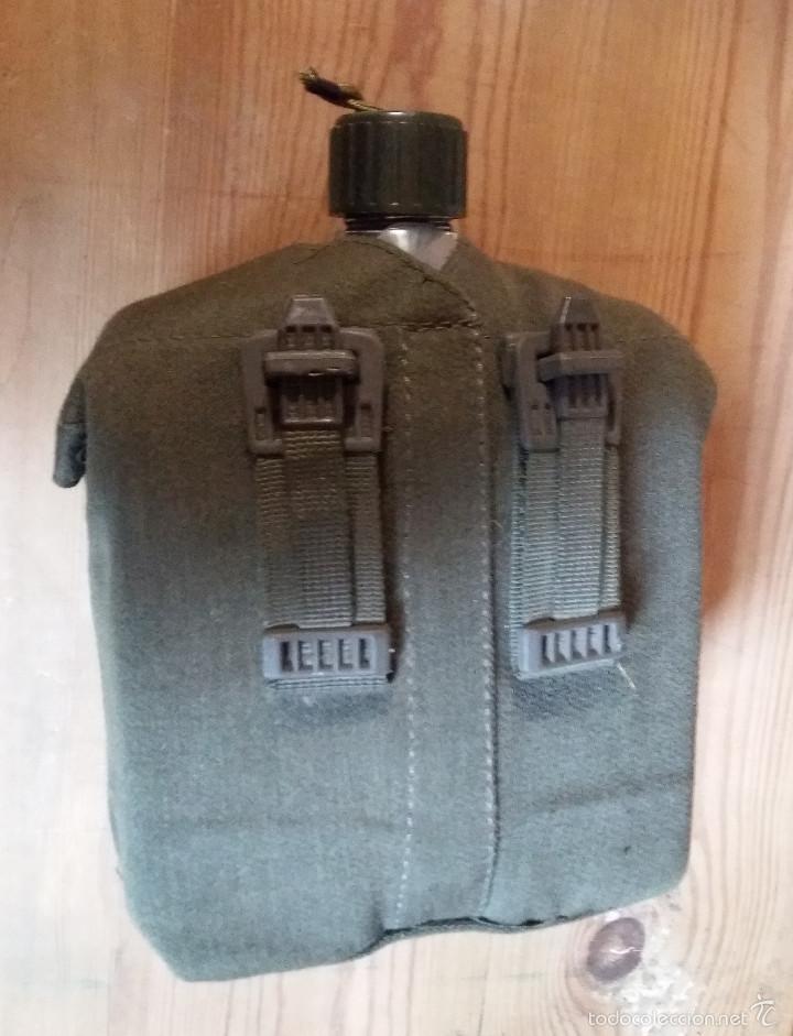 Militaria: Cantimplora militar, con cubiertos - Foto 2