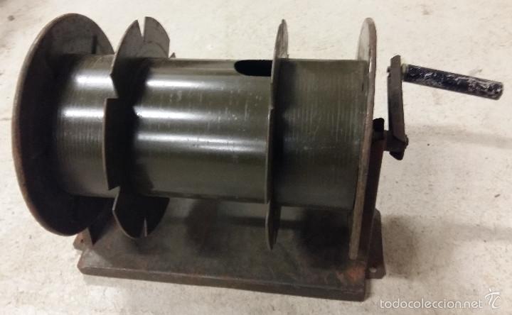 Militaria: Rodillo de cable de comunicaciones - Foto 1