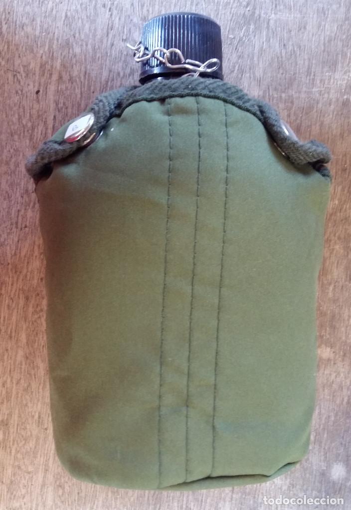 Militaria: Cantimplora del ej&eacute;rcito chino con funda verde - Foto 1