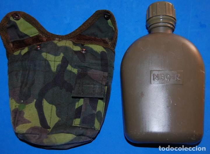 Militaria: CANTIMPLORA MILITAR CON FUNDA MIMETIZADA - Foto 3