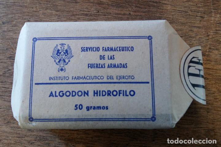 Militaria: Algod&oacute;n hidr&oacute;filo del ej&eacute;rcito, a&ntilde;os 70 - Foto 1