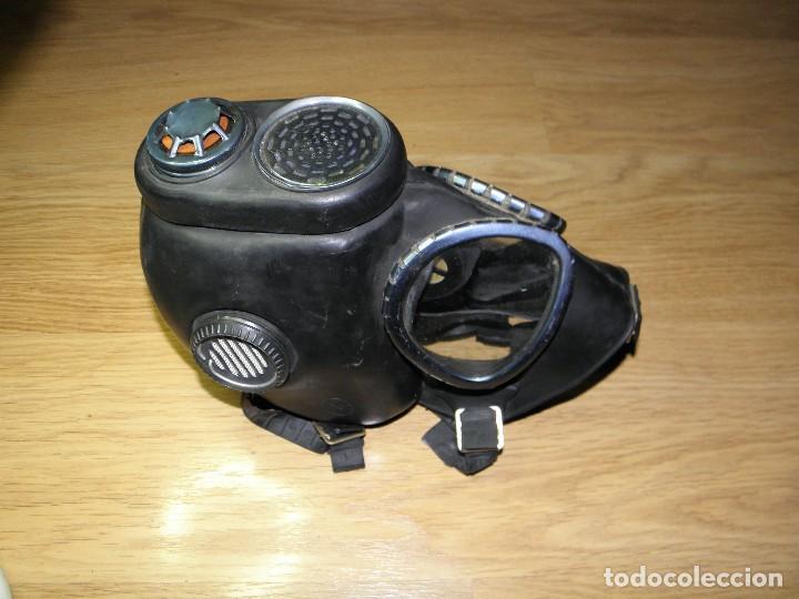 Militaria: MASCARA DE GAS NEGRA - Foto 2