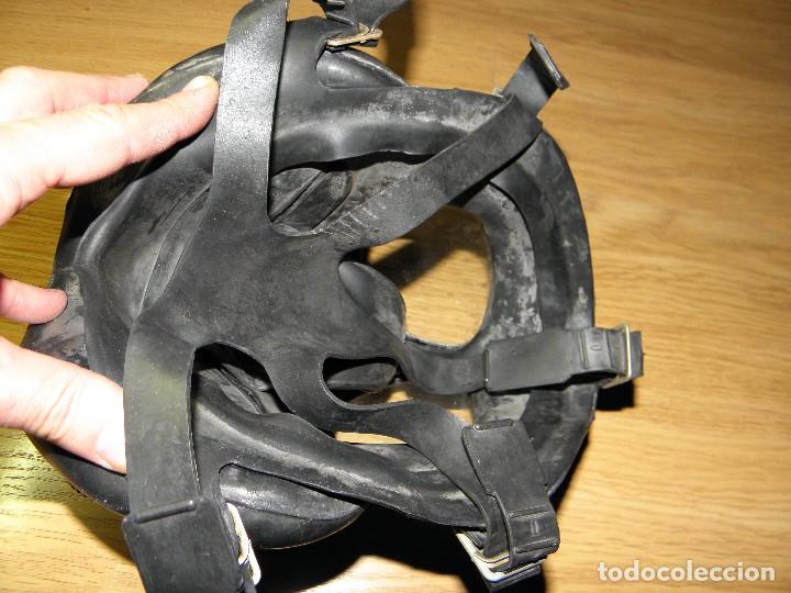 Militaria: MASCARA DE GAS NEGRA - Foto 4