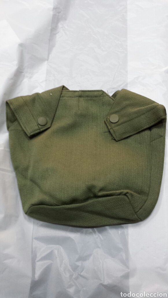 Militaria: FUNDA CANTIMPLORA 3 CACILLOS, CORCHETES A&Ntilde;OS 80 EJ&Eacute;RCITO - Foto 1