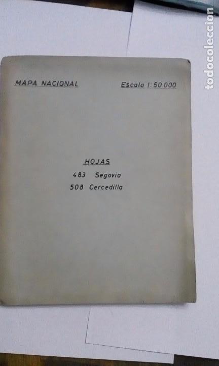 Militaria: mapa segovia y cercedilla - Foto 1